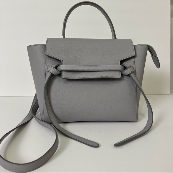 Celine Handbags - Celine Micro Belt Bag Gray